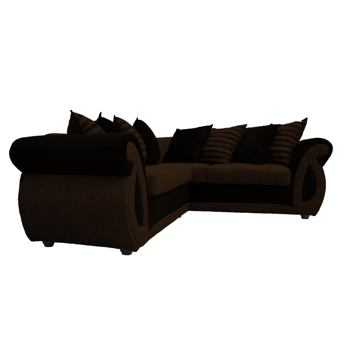 SOFAS HOME - Seccional Adria 3 Cuerpos Chenille 210x80x80 cm