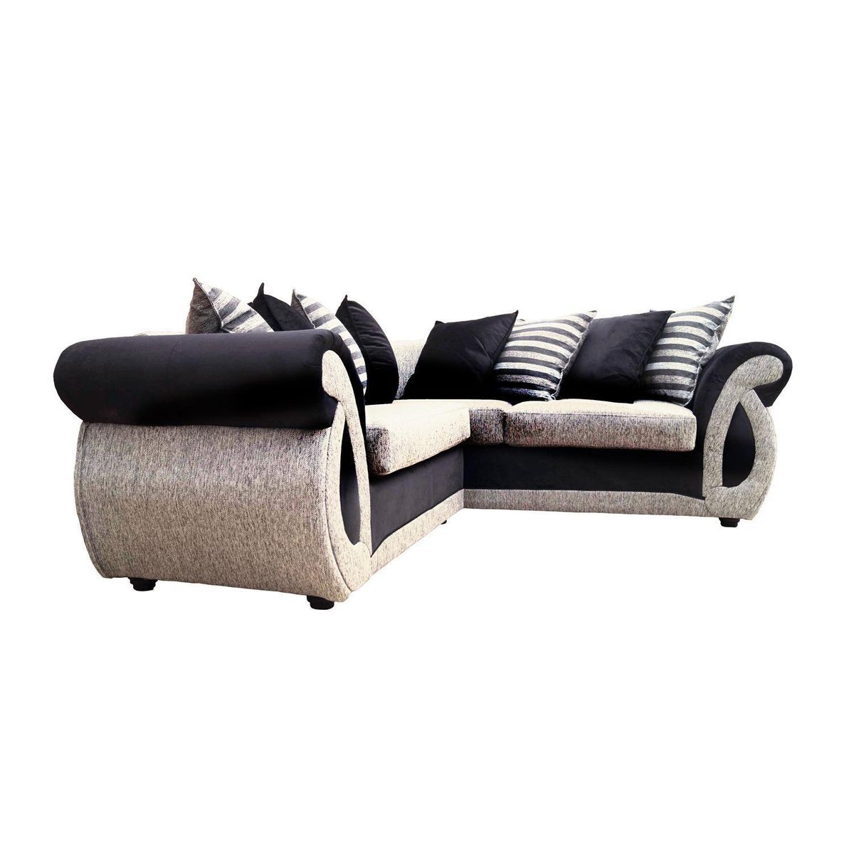SOFAS HOME - Seccional Adria 3 Cuerpos Chenille 210x80x80 cm