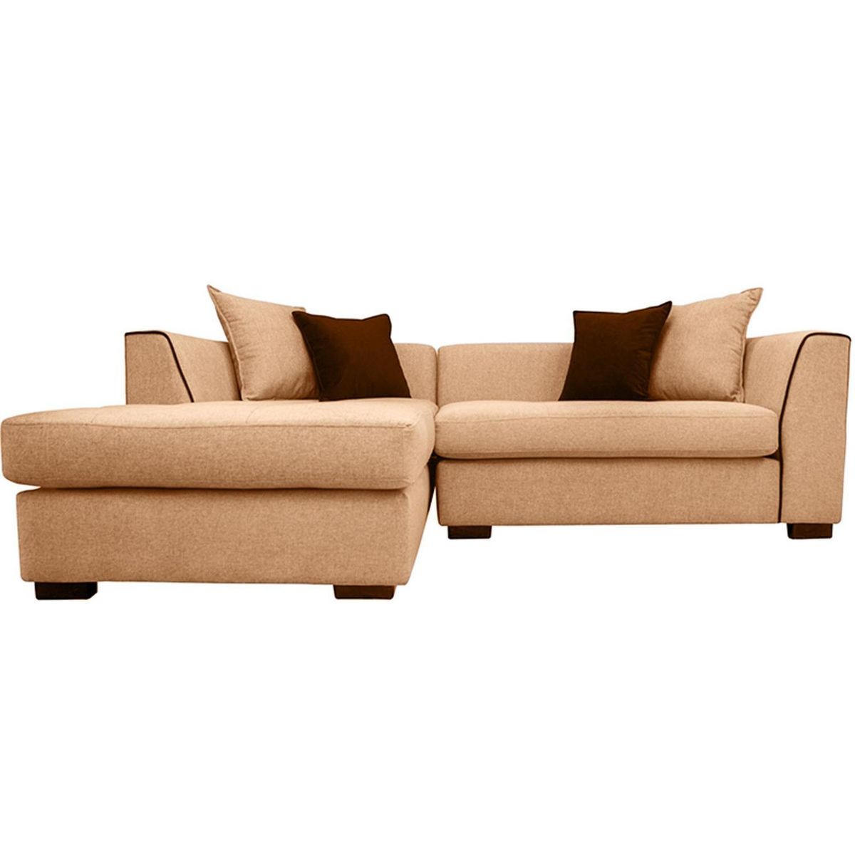 SOFAS HOME - Seccional Espoz 3 Cuerpos Lino 220x70x90 cm