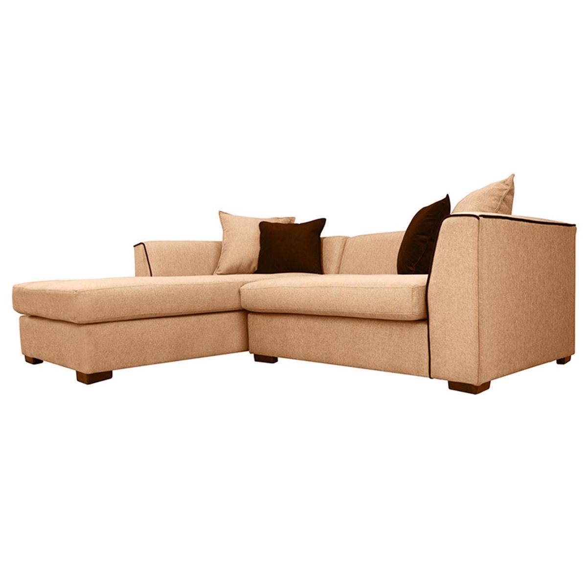 SOFAS HOME - Seccional Espoz 3 Cuerpos Lino 220x70x90 cm