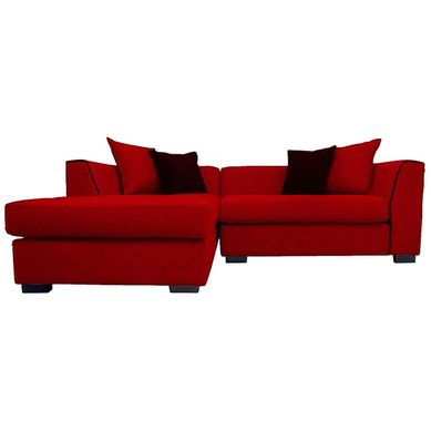 Seccional espoz 3 cuerpos lino rojo 220x70x90 cm
