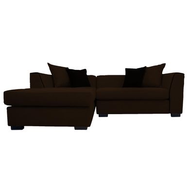 Seccional espoz 3 cuerpos lino caf oscuro 220x70x90 cm