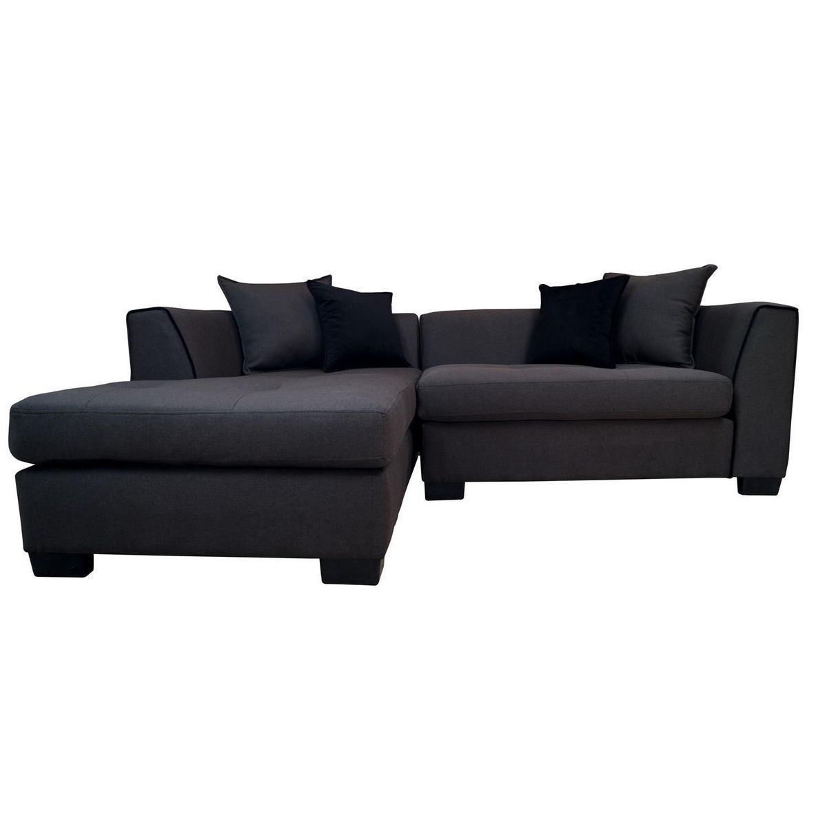 SOFAS HOME - Seccional Espoz 3 Cuerpos Lino 220x70x90 cm