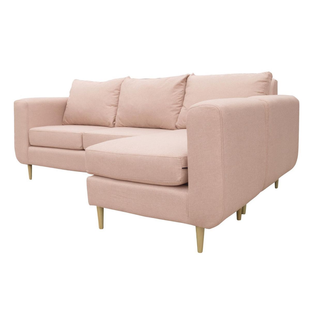 SOFAS HOME - Seccional Amberes 3 Cuerpos Chenille 230x90x85 cm