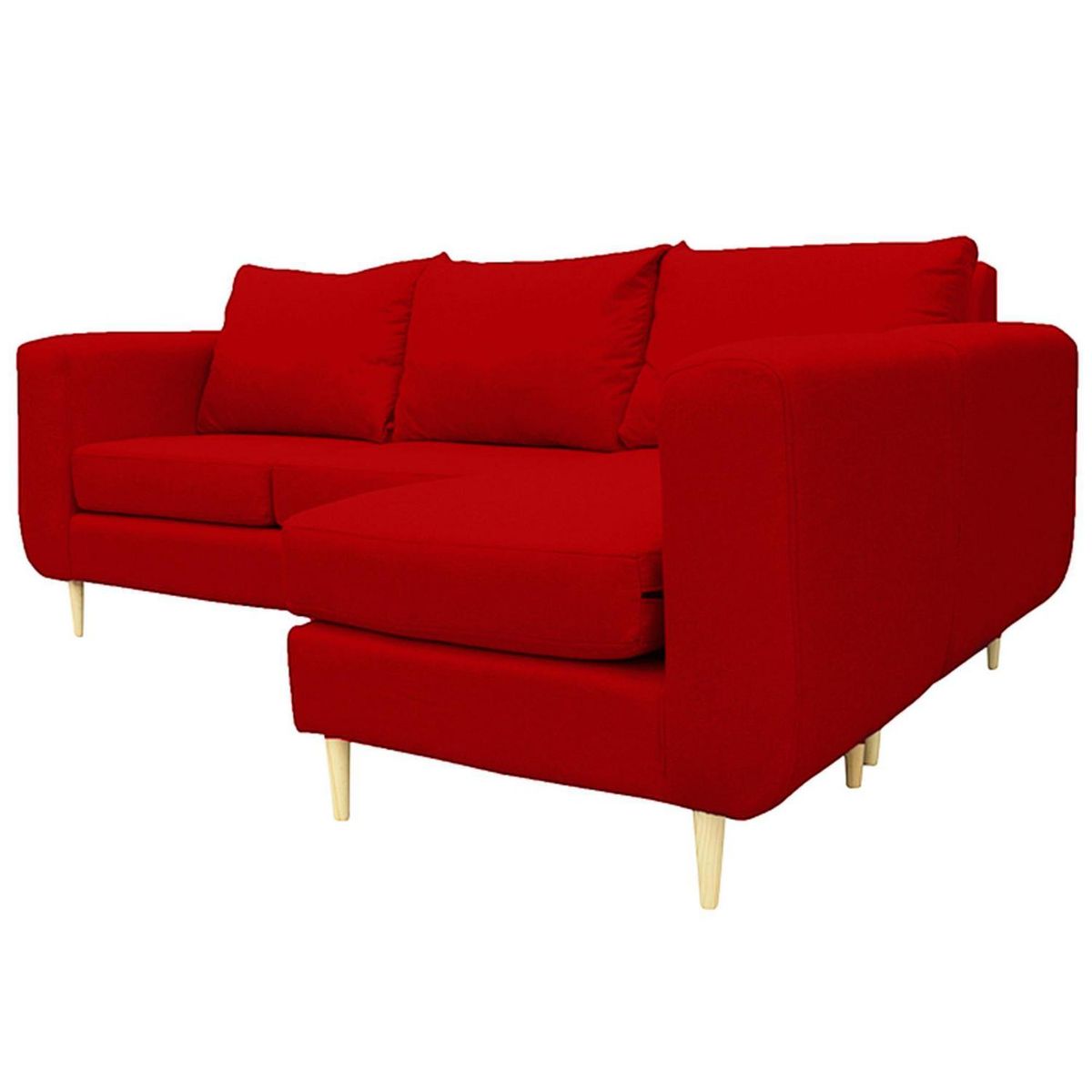 SOFAS HOME - Seccional Amberes 3 Cuerpos Chenille 230x90x85 cm