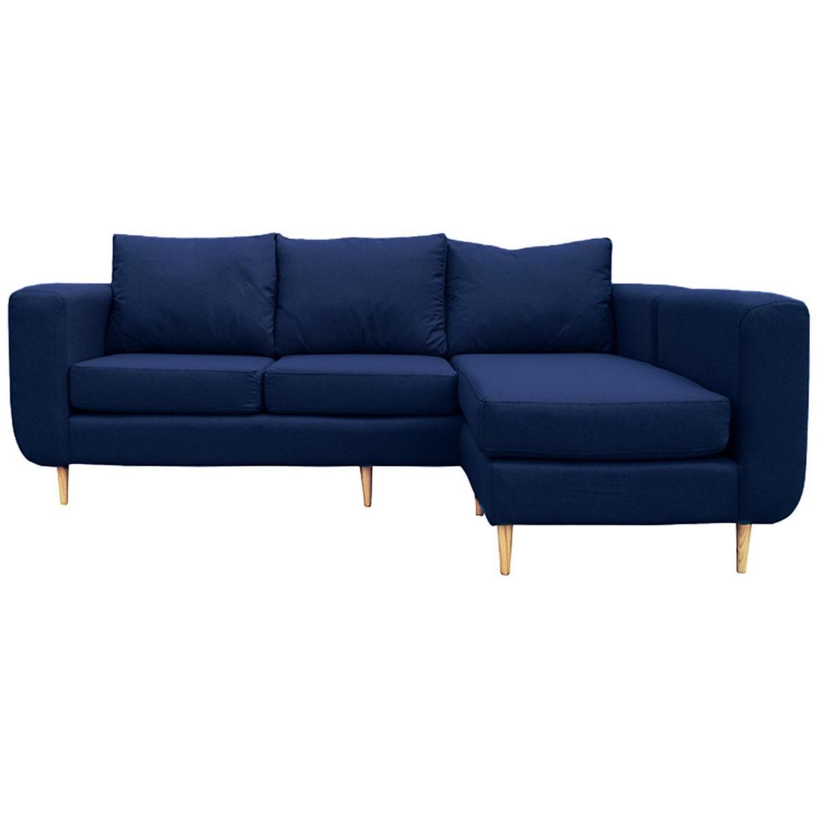SOFAS HOME - Seccional Amberes 3 Cuerpos Chenille 230x90x85 cm
