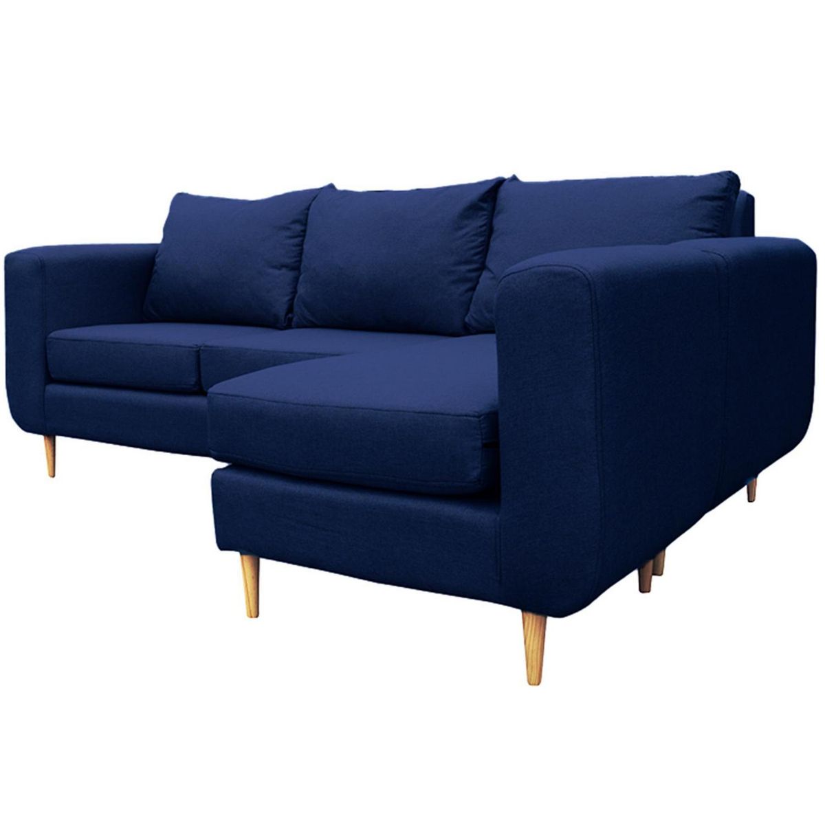 SOFAS HOME - Seccional Amberes 3 Cuerpos Chenille 230x90x85 cm