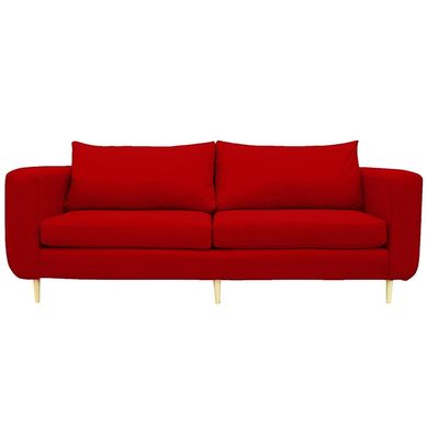Sof amberes 2 cuerpos chenille rojo 230x90x85 cm