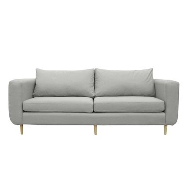 Sof amberes 2 cuerpos chenille gris claro 230x90x85