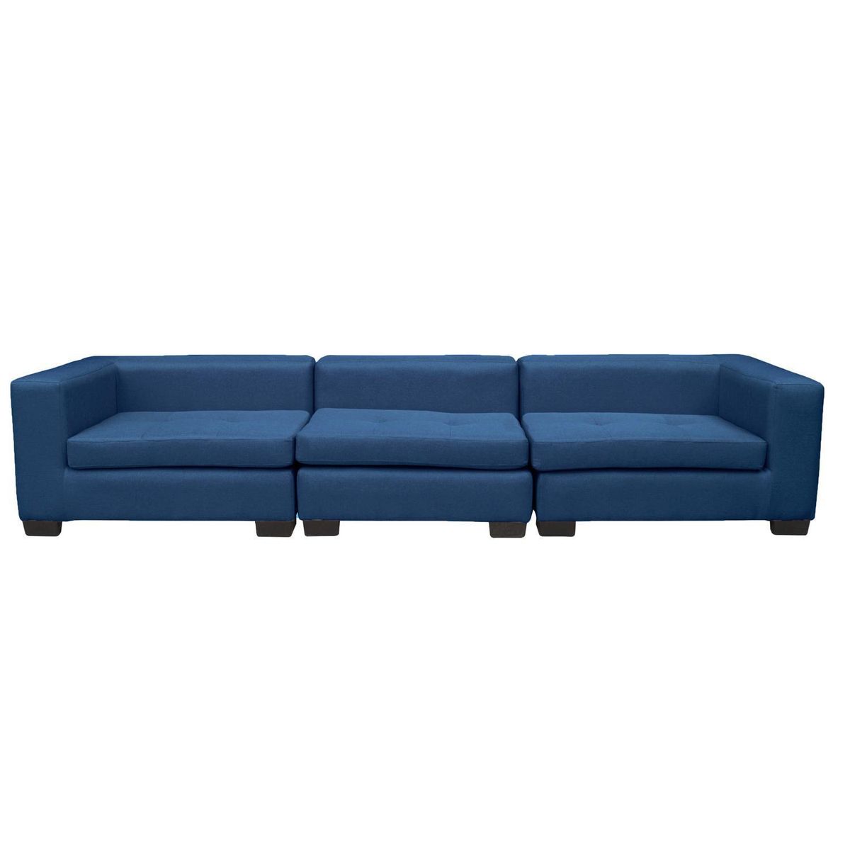 SOFAS HOME - Seccional Hendaya 3 Cuerpos Chenille 220x65x85 cm