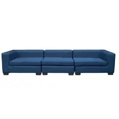 SOFAS HOME - Seccional Hendaya 3 Cuerpos Chenille 220x65x85 cm