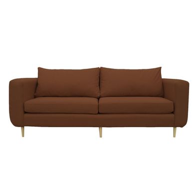 Sof amberes 2 cuerpos chenille caf claro 230x90x85 cm