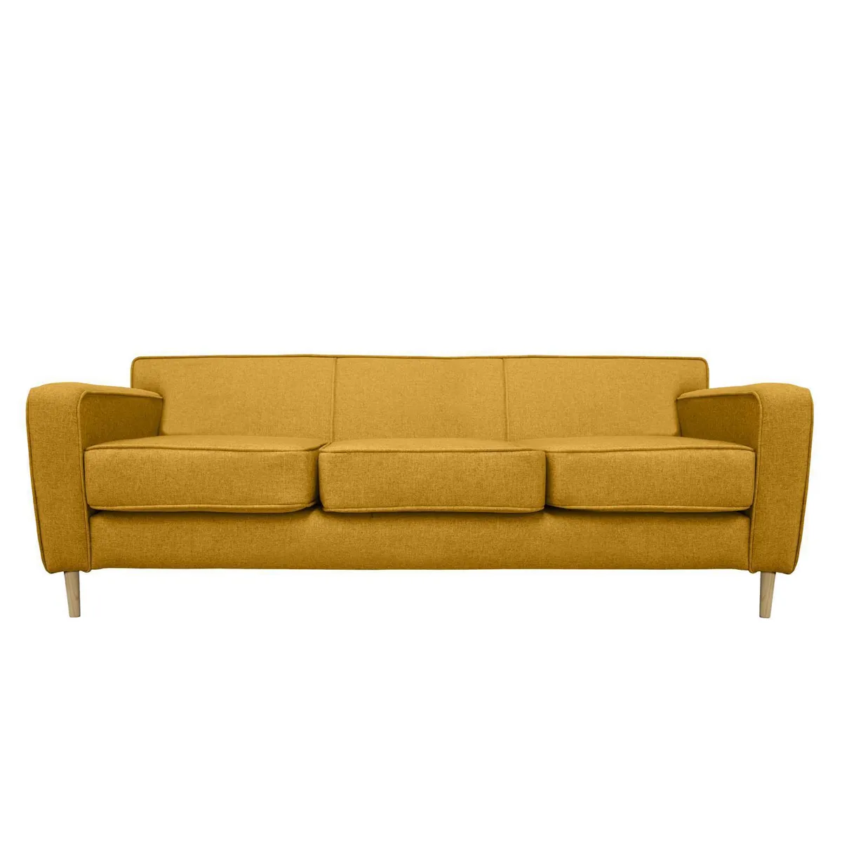 SOFAS HOME - Sofá Adonia 3 Cuerpos Lino 200x85x90 cm