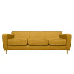 SOFAS HOME - Sofá Adonia 3 Cuerpos Lino 200x85x90 cm