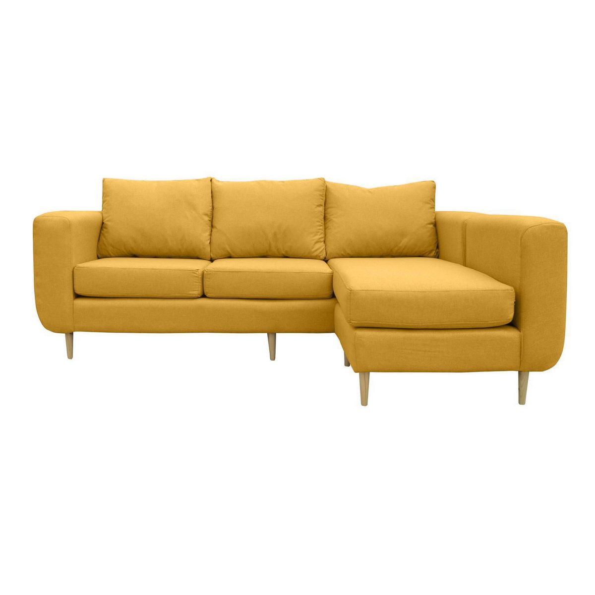 SOFAS HOME - Seccional Amberes 3 Cuerpos Chenille 230x90x85 cm