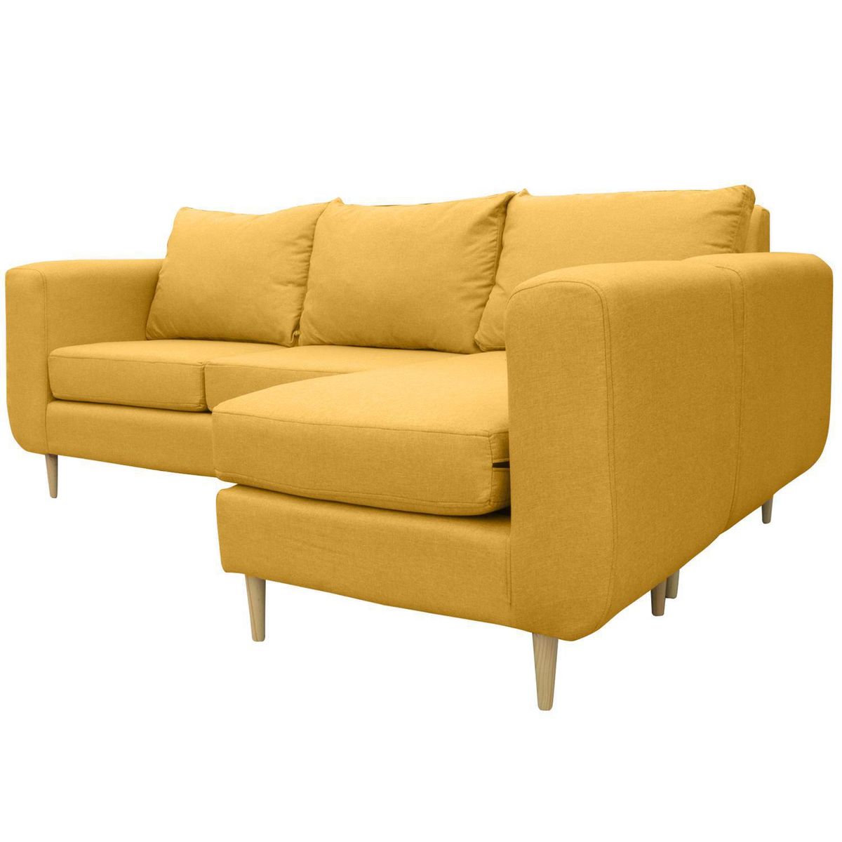 SOFAS HOME - Seccional Amberes 3 Cuerpos Chenille 230x90x85 cm