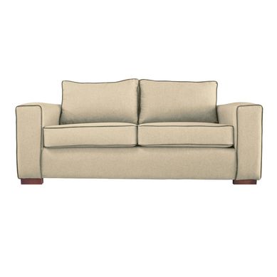 Sof atiu 3 cuerpos lino beige 200x80x85 cm