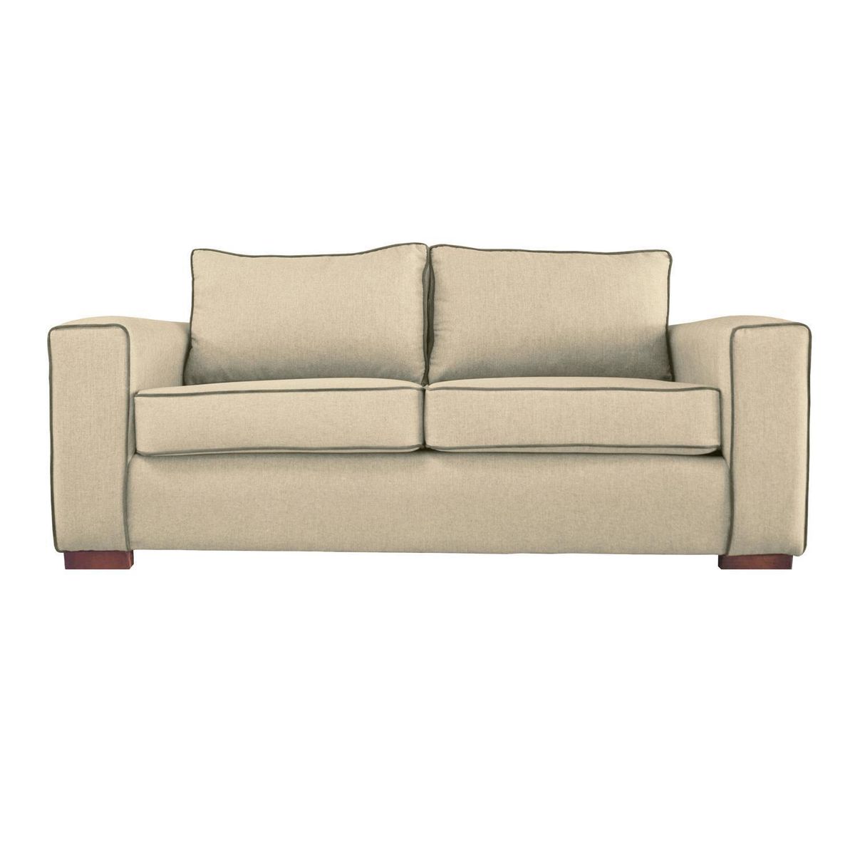 SOFAS HOME - Sofá 3 Cuerpos Atiu Lino 200x80x85 cm