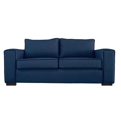 Sof atiu 3 cuerpos lino azul 200x80x85 cm