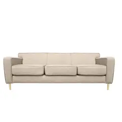SOFAS HOME - Sofá Adonia 3 Cuerpos Lino 200x85x90 cm