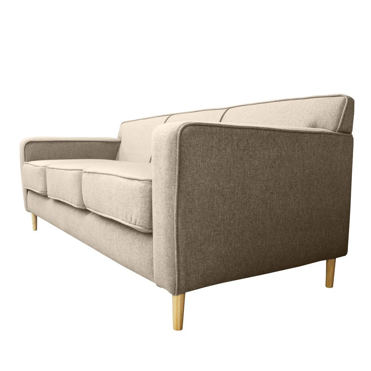 SOFAS HOME - Sofá Adonia 3 Cuerpos Lino 200x85x90 cm