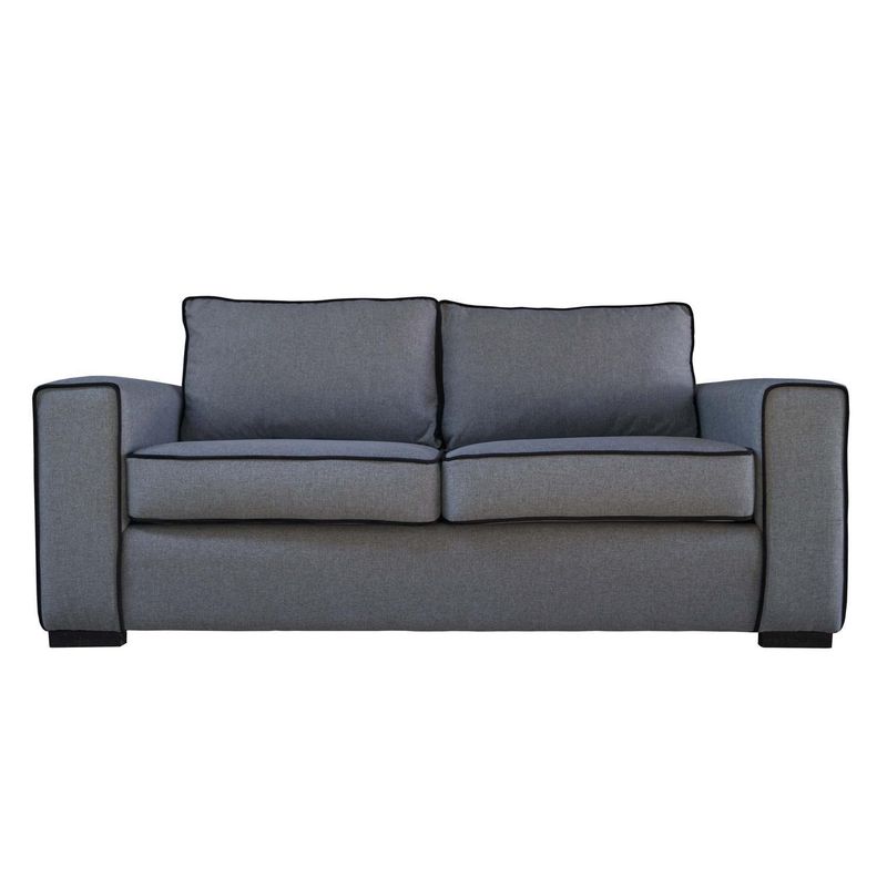 SOFAS HOME - Sofá 3 Cuerpos Atiu Lino 200x80x85 cm