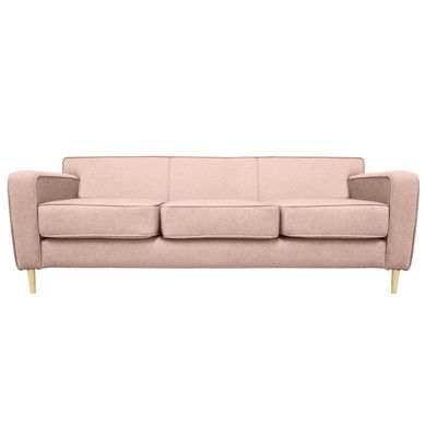 Sof adonia 3 cuerpos lino palo rosa 200x85x90 cm