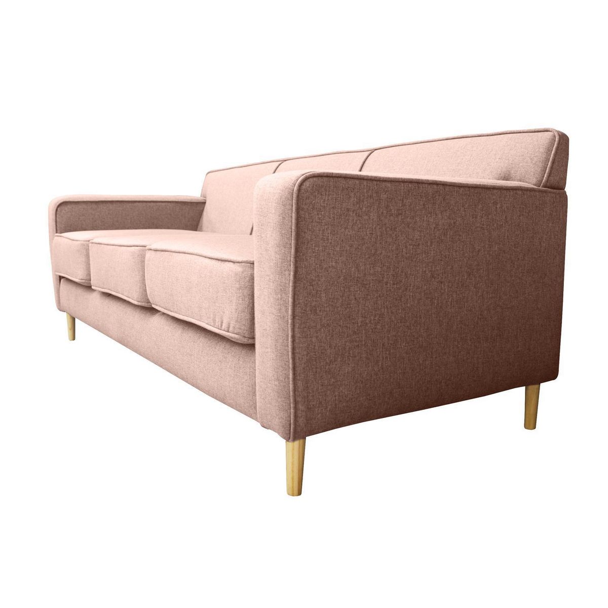 SOFAS HOME - Sofá Adonia 3 Cuerpos Lino 200x85x90 cm