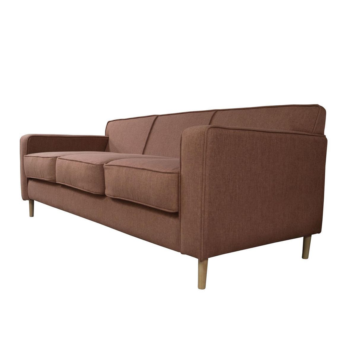 SOFAS HOME - Sofá Adonia 3 Cuerpos Lino 200x85x90 cm