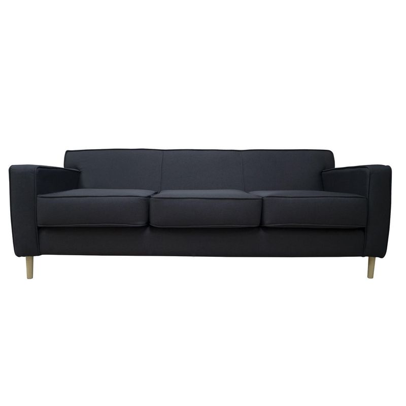 SOFAS HOME - Sofá Adonia 3 Cuerpos Lino 200x85x90 cm