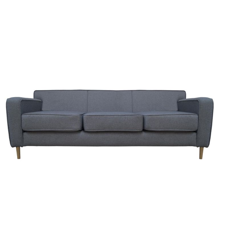 SOFAS HOME - Sofá Adonia 3 Cuerpos Lino 200x85x90 cm