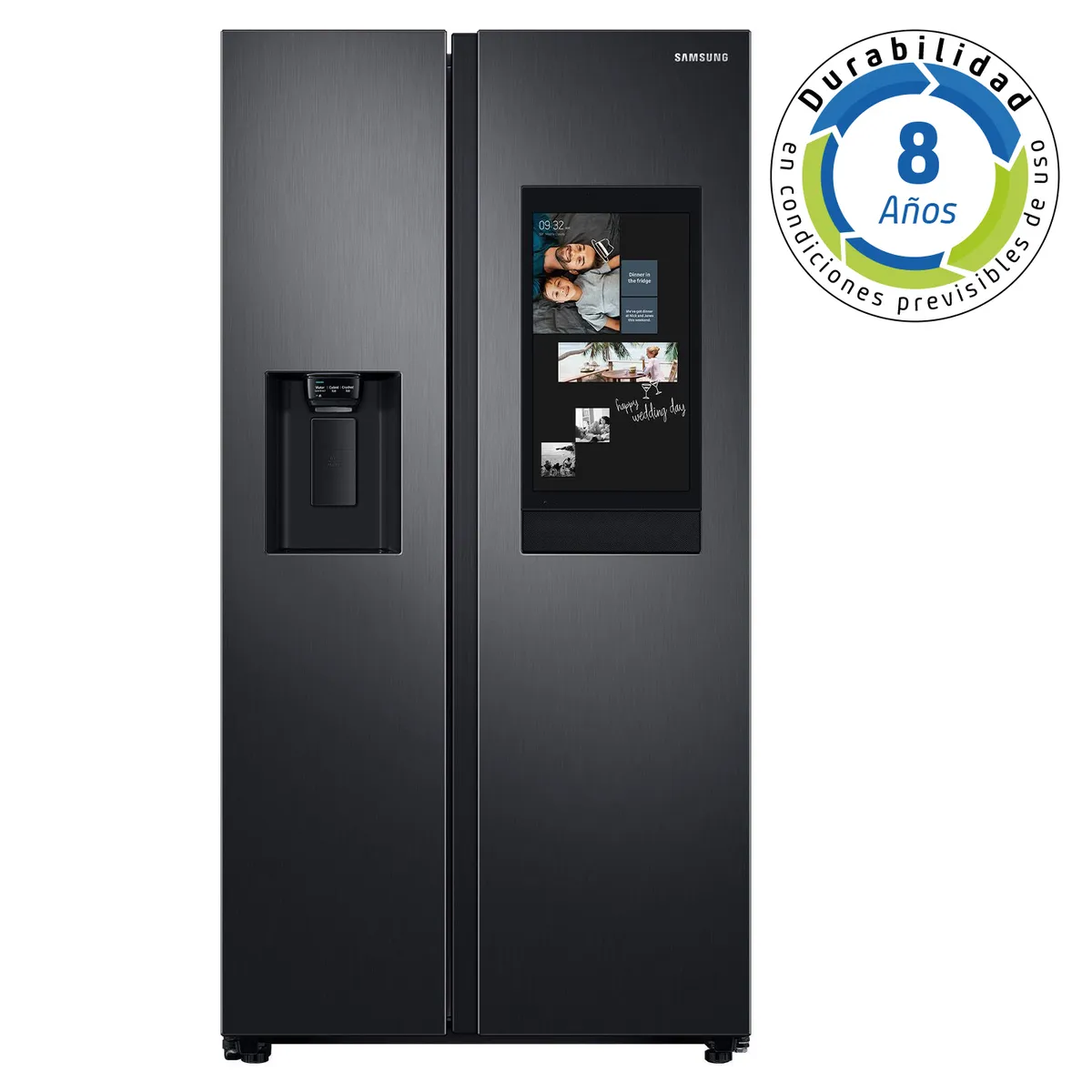SAMSUNG - Refrigerador Side by Side No Frost 608 Litros Negro RS58T5561B1/ZS