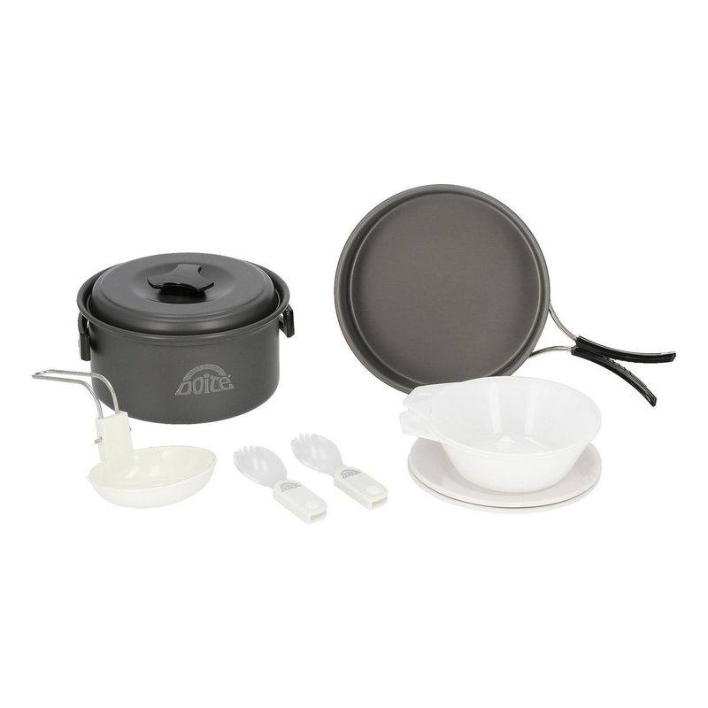 DOITE - Set de Cocina para Camping 2 Personas Metal 9 Pieza(s)