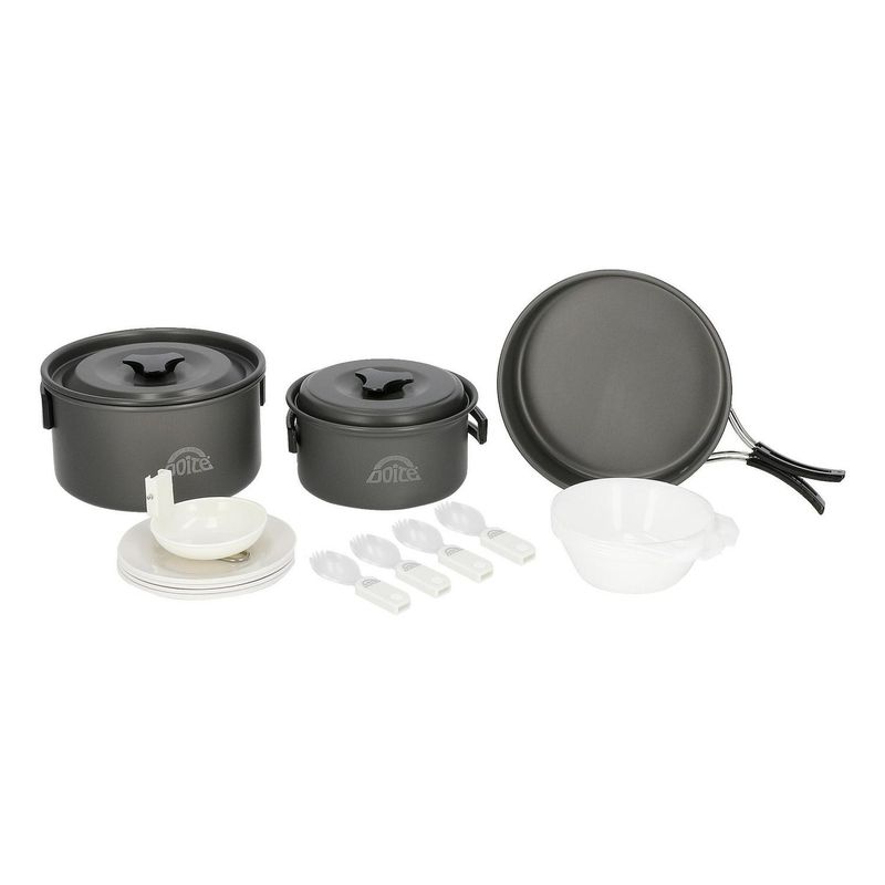 DOITE - Set de Cocina para Camping 4 Personas Metal 16 Pieza(s)