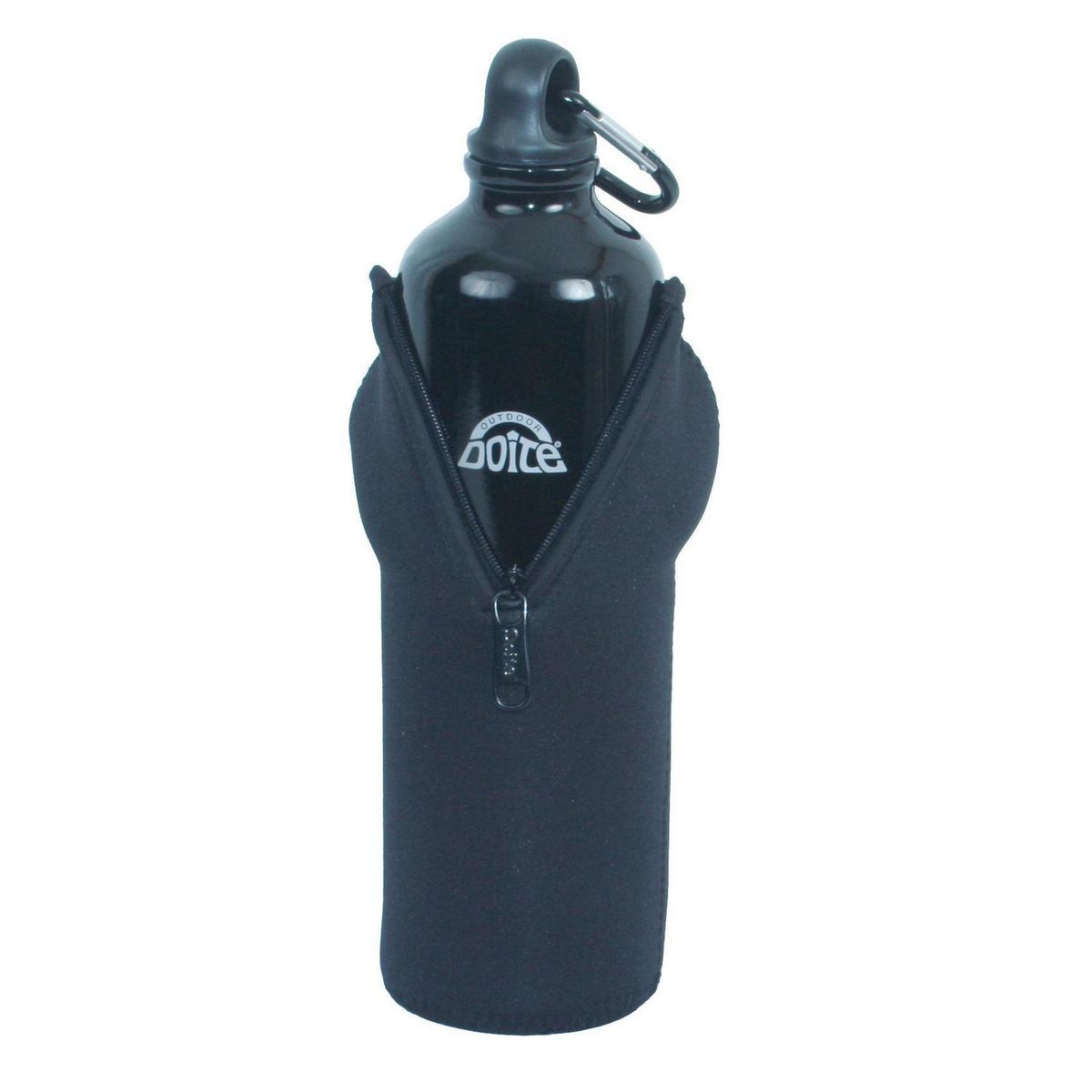DOITE - Botella aluminio negro 1 litro con estuche