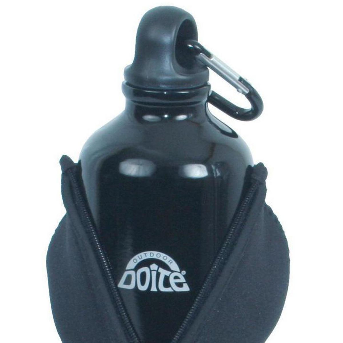 DOITE - Botella aluminio negro 1 litro con estuche