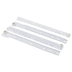 POLIN - Corredera cajon sbp blanca 300mm 25 sets