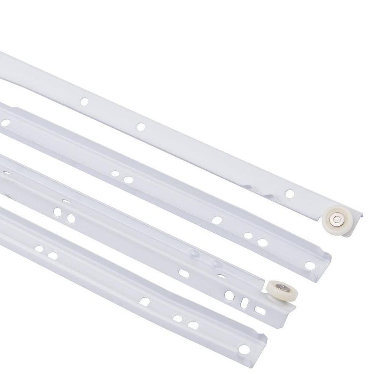 POLIN - Corredera cajon sbp blanca 300mm 25 sets