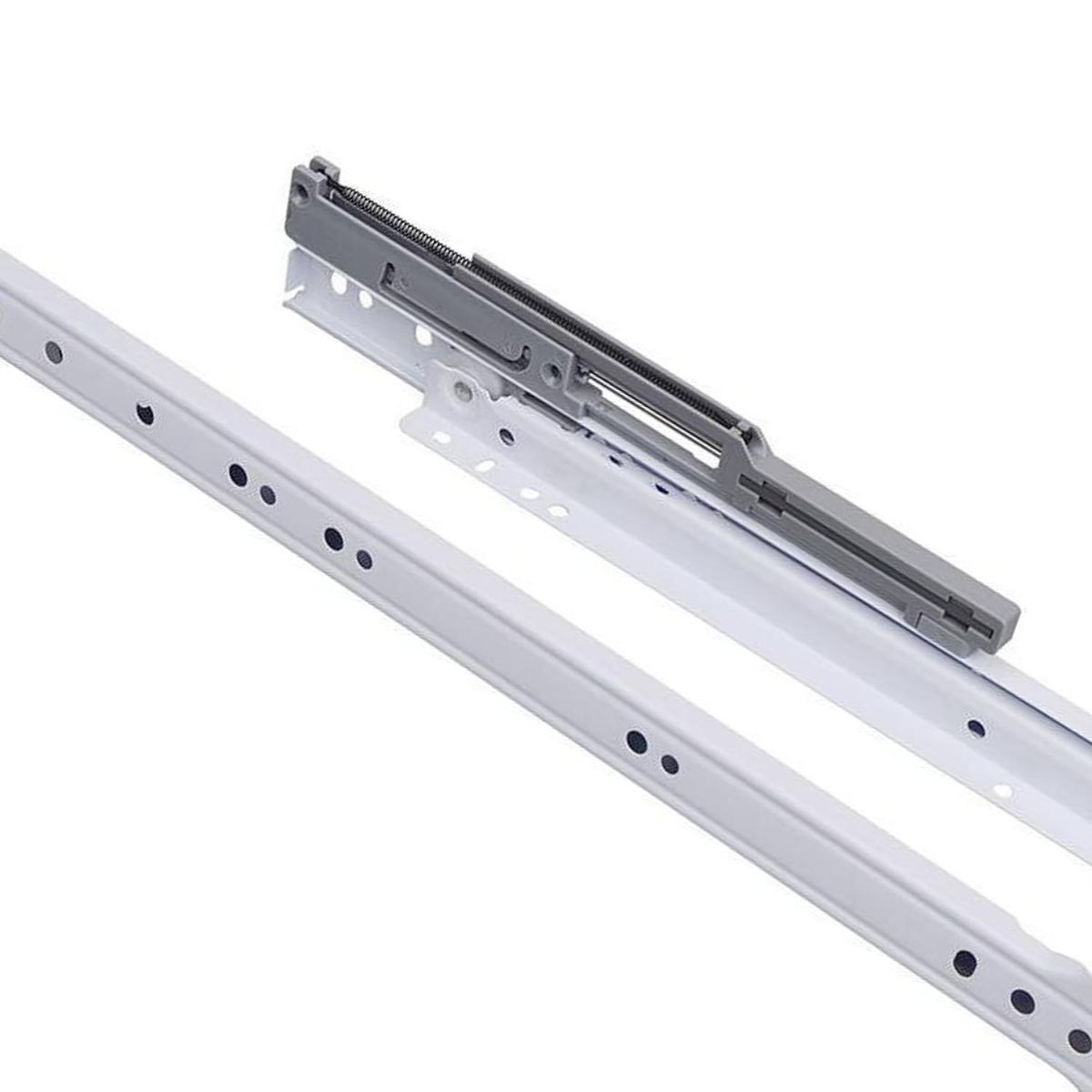 KUTZ - Corredera cajon sbp blanca 300mm cierre suave