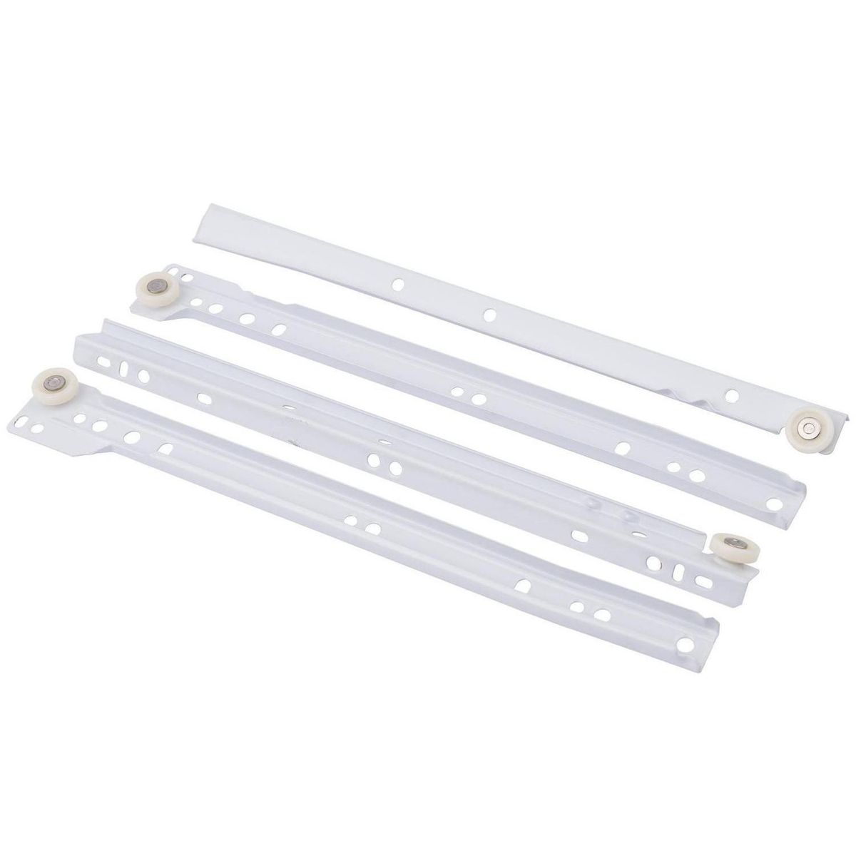 POLIN - Corredera cajon sbp blanca 350mm 25 sets