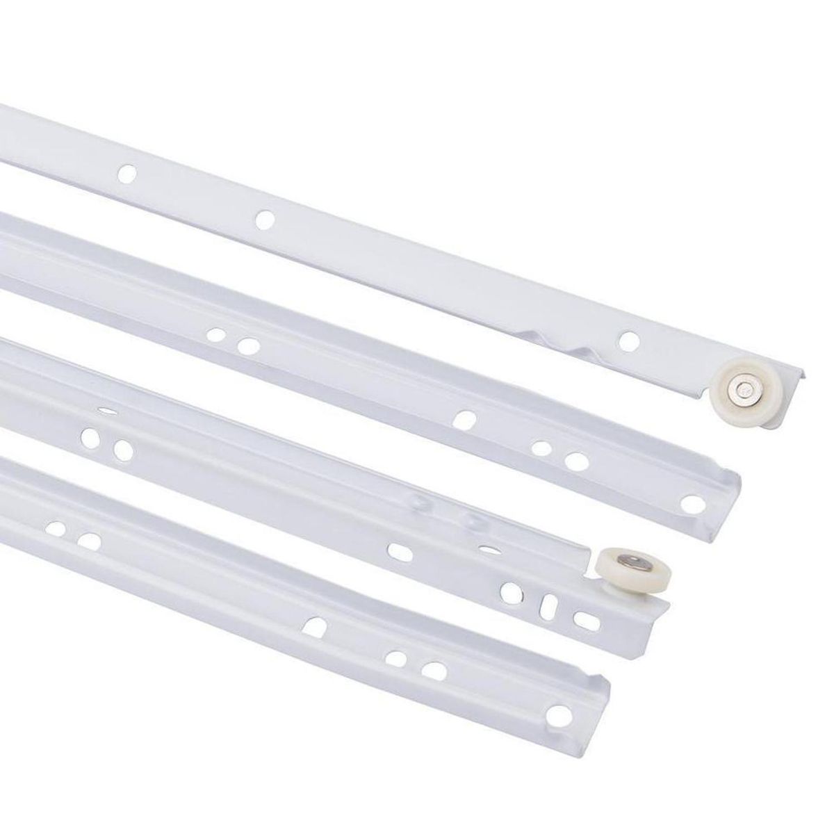 POLIN - Corredera cajon sbp blanca 350mm 25 sets