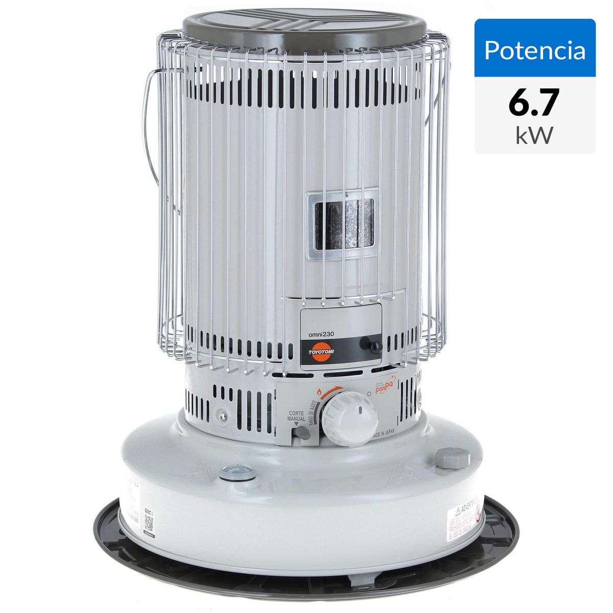 TOYOTOMI - Estufa Parafina  Blanco