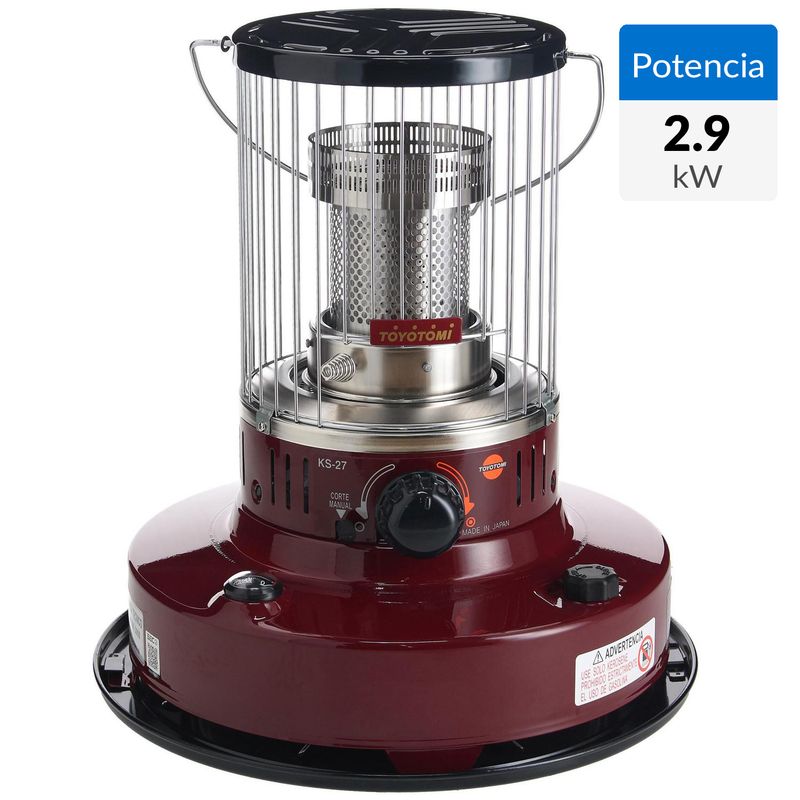 TOYOTOMI - Estufa Parafina KS-27 RED Rojo
