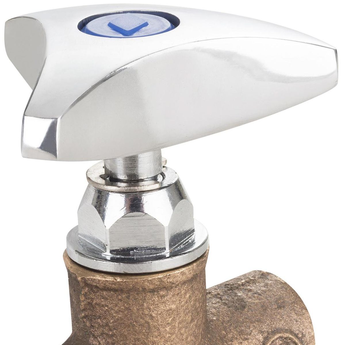 NIBSA - Llave de paso compacta 1/2" SO bronce