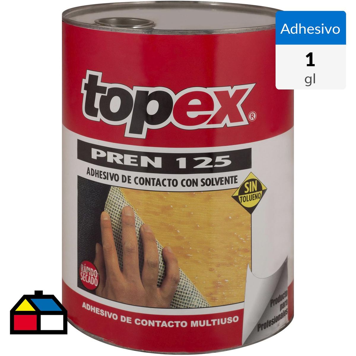 TOPEX - Adhesivo de contacto con solvente 1 gl