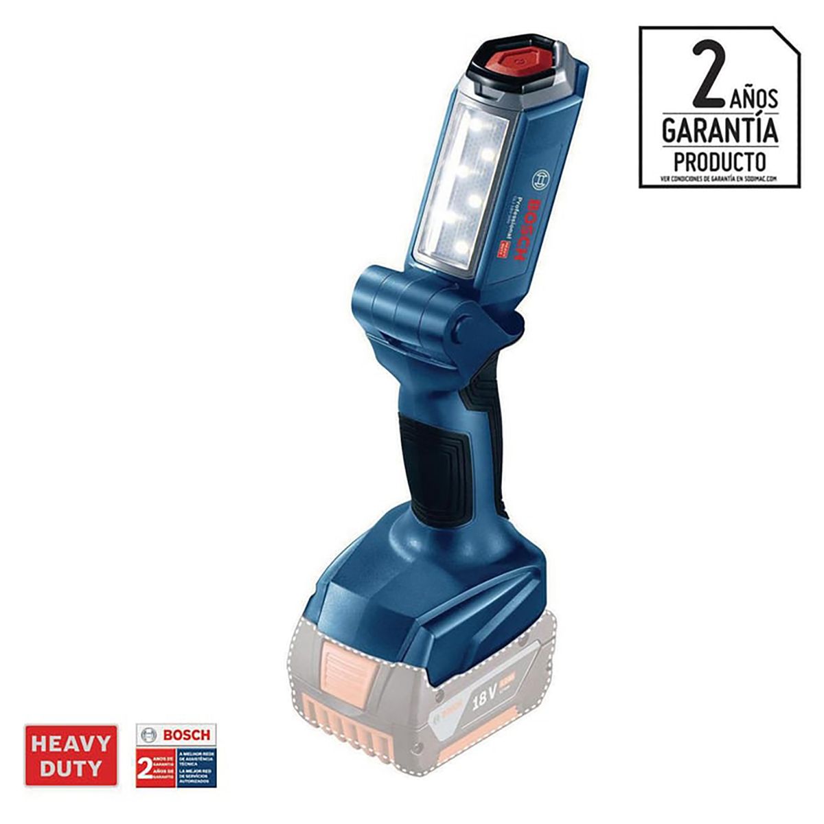 BOSCH - Linterna inalámbrica 18V sin batería