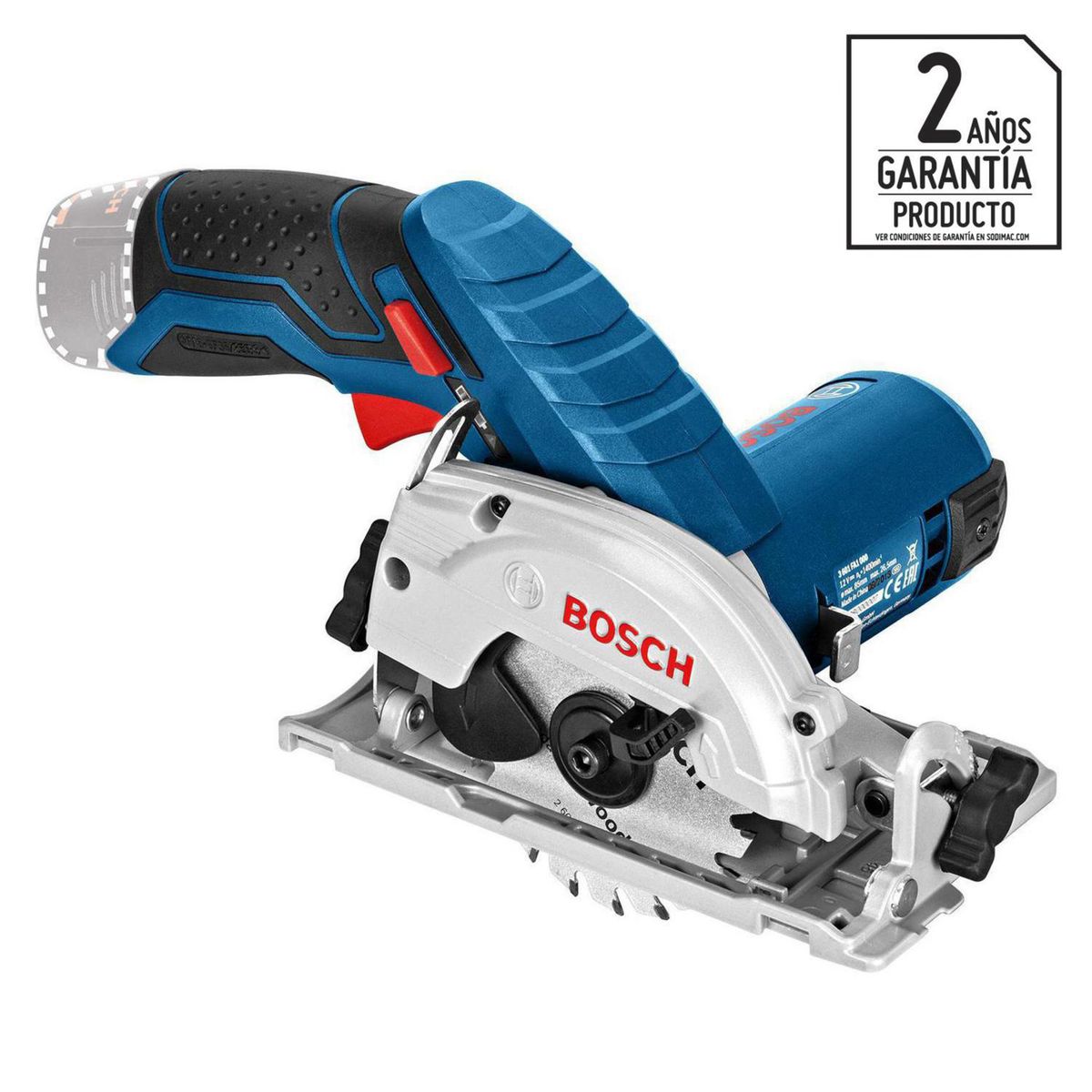 BOSCH - Sierra circular inalámbrica 3,5" 12V sin batería
