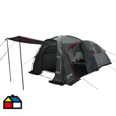 NATIONAL GEOGRAPHIC - Carpa Camping Trakker 6 Personas Gris