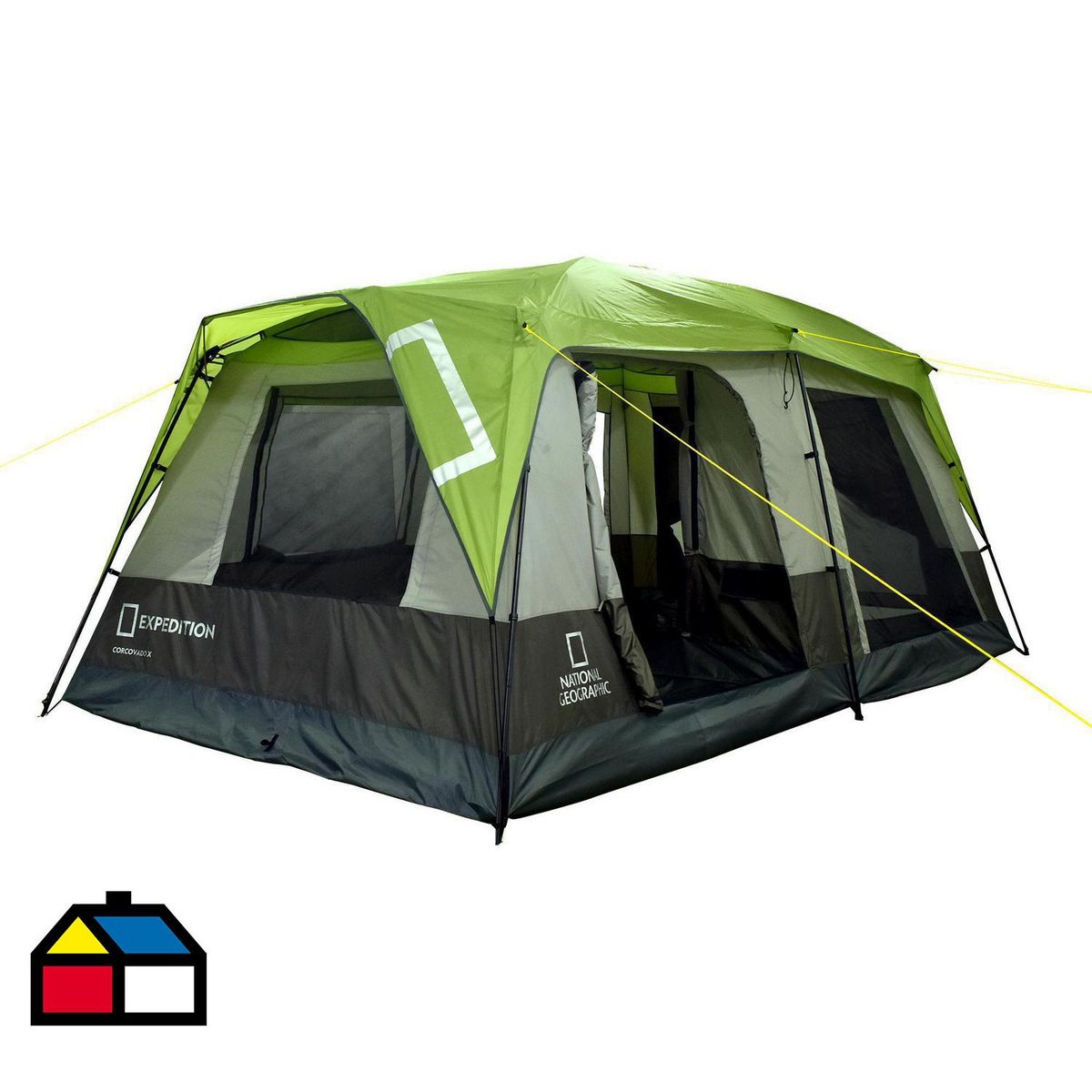 NATIONAL GEOGRAPHIC - Carpa Camping Corcovado 10 Personas Verde