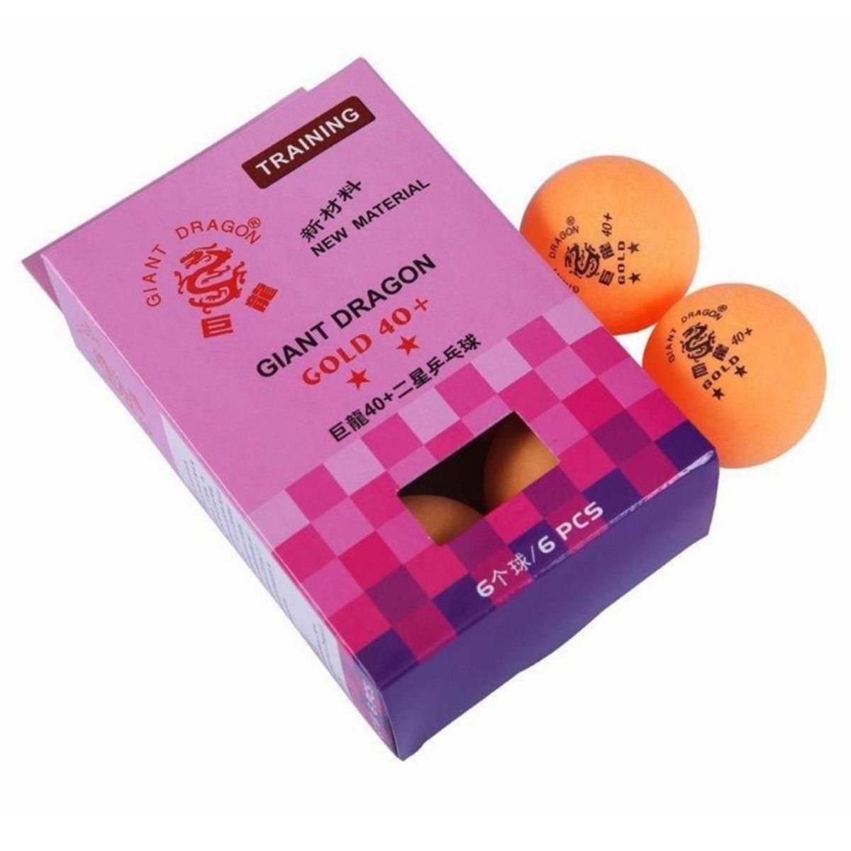 VADELL - Set de 6 Pelotas de Ping-Pong 2 Estrellas